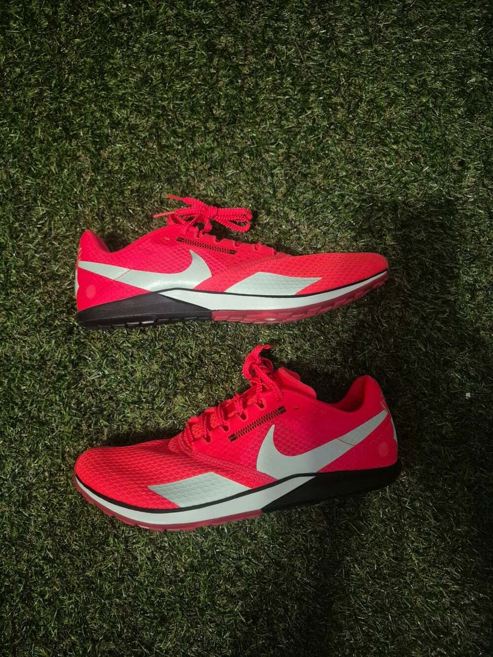 Nike Zoom Rival XC 6 Size 10.5 Bright Crimson Vapor Green Spikes